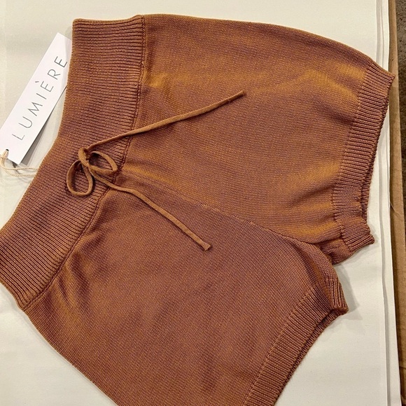 Urban Outfitters Pants - Urban Outfitters Lumiere high waisted ribbed shorts